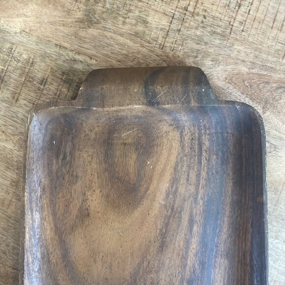 Philippine Handicrafts Tray Monkey Pod Wood Lina Vizcarra- Oandasan Handcrafted - Picture 3 of 9